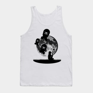 Bubbles and Bombs Away (Etching Sketch) Tank Top